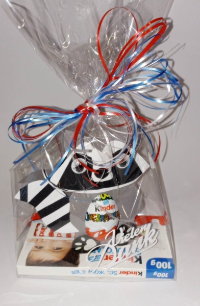 Geschenk Schachteln mit Ei Waschbär
